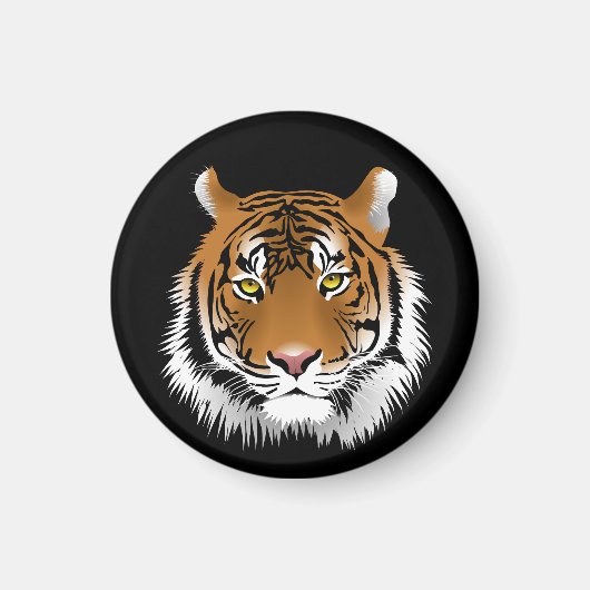 Tiger Face Magnet Magneet (Voorkant)