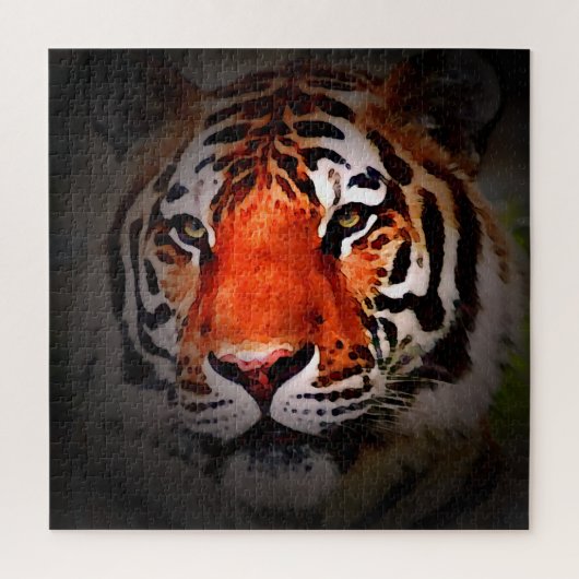 Tiger Face Motivational Artwork Legpuzzel (Verticaal)