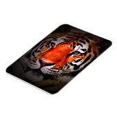 Tiger Face Motivational Artwork Magneet (Linkerzijde)
