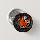Tiger Face Motivational Artwork Ronde Button 3,2 Cm (Voorkant /achterkant)
