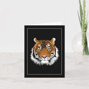 Tiger Face Note-Kaart Kaart