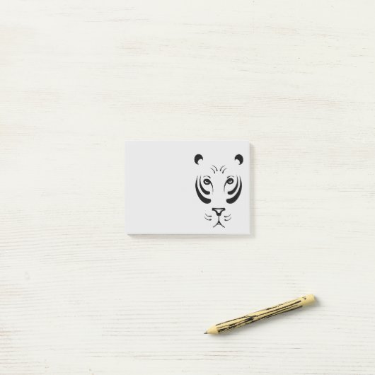 Tiger Face Post-it® Notes (Op bureau)
