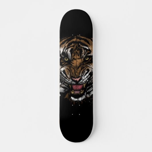 Tiger Face Skateboard (Voorkant)