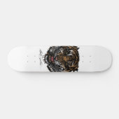 Tiger Face Skateboard (Horizontaal)