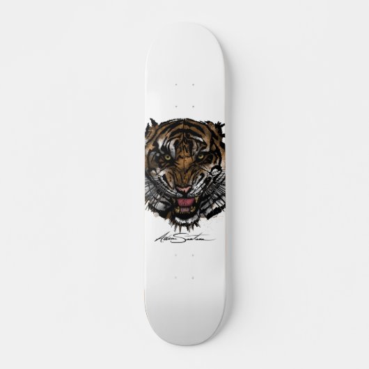 Tiger Face Skateboard (Voorkant)