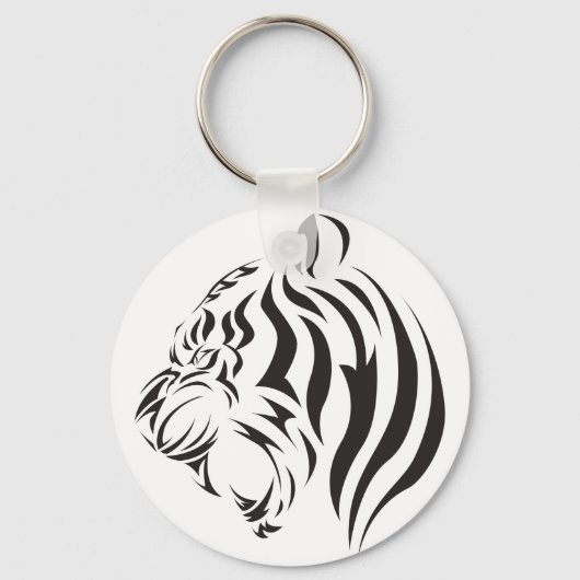 Tiger Face Sleutelhanger (Voorkant)