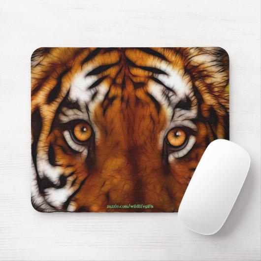 Tiger Face Tapis de souris de la faune (Avec souris)