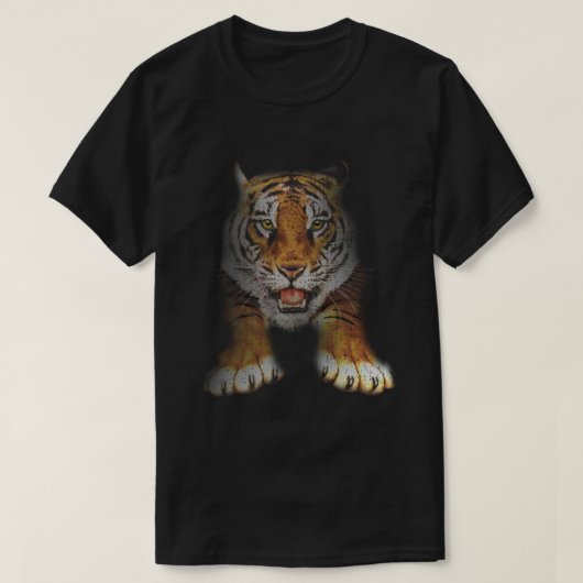 Tiger Face Tiger Head Face  Wilde Cat Lover T-shirt (Design voorkant)