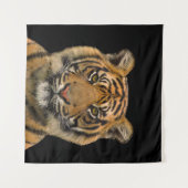 Tiger Face Wandkleed (Voorkant (horizontaal))