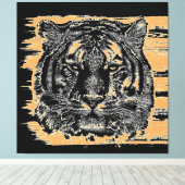 Tiger Fine Art 2 Wrapped Canvas (Insitu (Houten vloer))