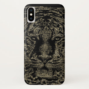 Tiger Fine Art iPhone X Hoesje