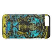 Tiger Fine Art over Burlap Rustic Jute #2 Case-Mate iPhone Case (Achterkant (Horizontaal))