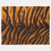 Tiger Fleece Blanket Deken (Voorkant (Horizontaal))