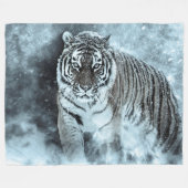 Tiger Fleece Blanket Deken (Voorkant (Horizontaal))
