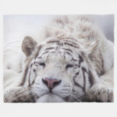 Tiger Fleece Blanket Deken (Voorkant (Horizontaal))