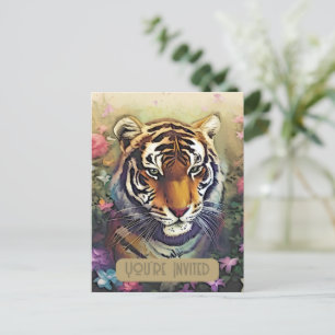 Tiger Flower Invitation QR Code