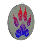 Tiger Foot Print Metal Cage Dartboard Dartbord (Voorkant Links)