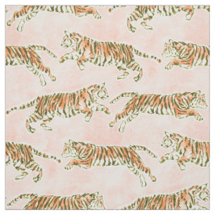 TIGER FORCE Blush Safari Stof