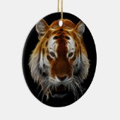 Tiger Fractal Keramisch Ornament (Rechts)