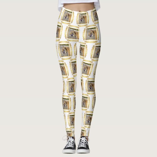 Tiger Framed Leggings (Voorkant)