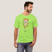Tiger Funny Kinder Cartoon T-shirt (Voorkant volledig)