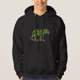 Tiger Funny Puzzle Animals Autisme Hoodie