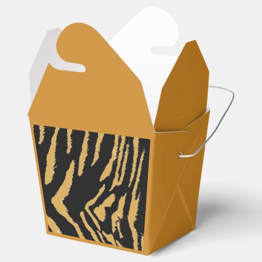 Tiger Fur Pattern Bedankdoosjes (Geopend)