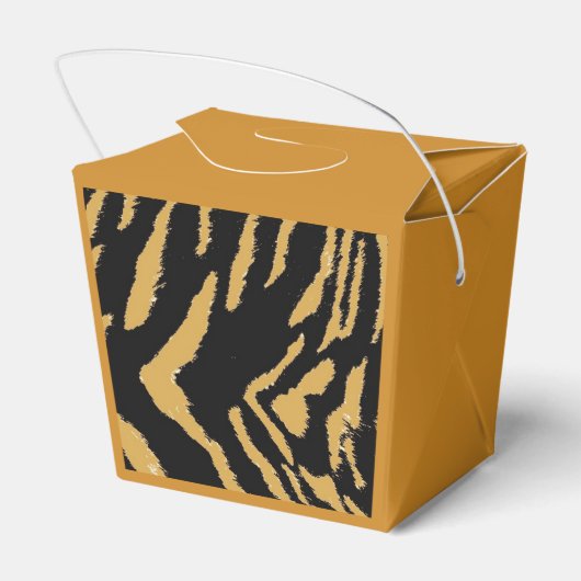 Tiger Fur Pattern Bedankdoosjes (Achterkant)
