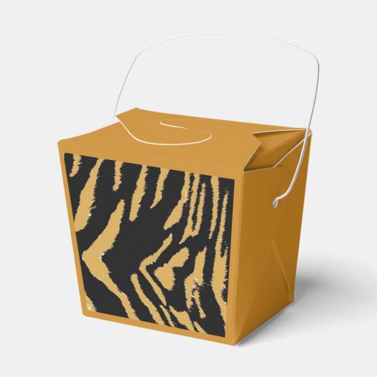 Tiger Fur Pattern Bedankdoosjes (Voorkant Zijde)