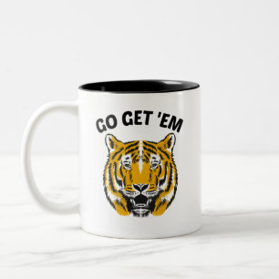 TIGER GA ZE KRIJGEN 'EM Dubbelzijdige Tweekleurige Koffiemok