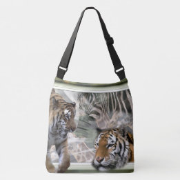 Tiger Giraffe Zebra Lovers Crossbody Tas