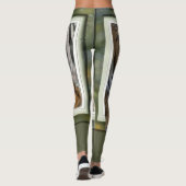 Tiger Giraffe Zebra Print Leggings (Achterkant)