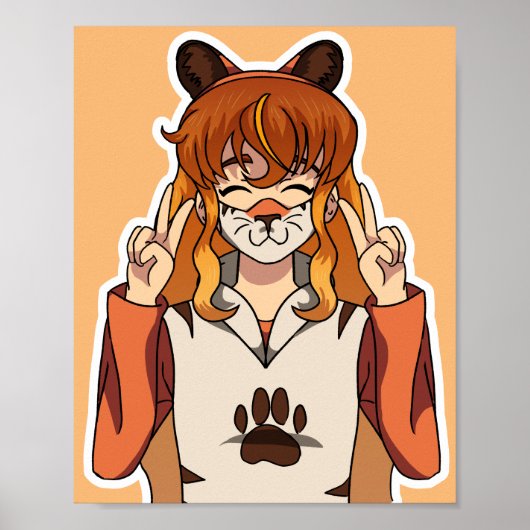 Tiger Girl Poster (Voorkant)