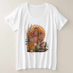 "TIGER GLORY" Maleise Tijger Grote Maat T-shirt