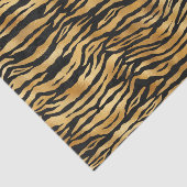 Tiger Gold Black Animal Print Tissuepapier (Detail)
