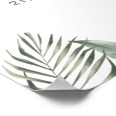 Tiger Greenery Birthday Welcome Poster (Hoek)