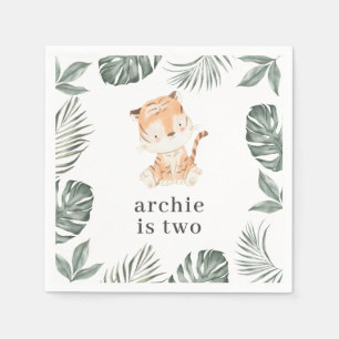 Tiger Greenery Servet