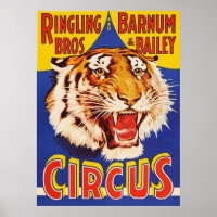 TIGER Growl Circus Ringling Bros Circus Anima