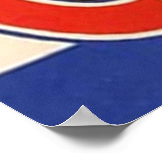 TIGER Growl Circus Ringling Bros Circus Animal Vin Poster (Hoek)