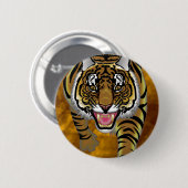 TIger Head Button (Voorkant /achterkant)