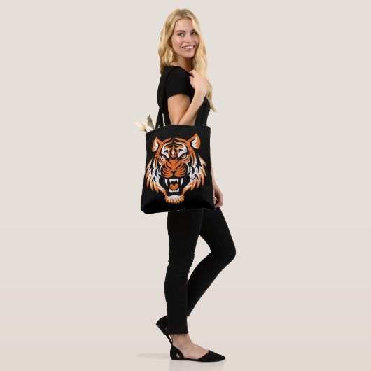 Tiger Head Draagtas (Op model)