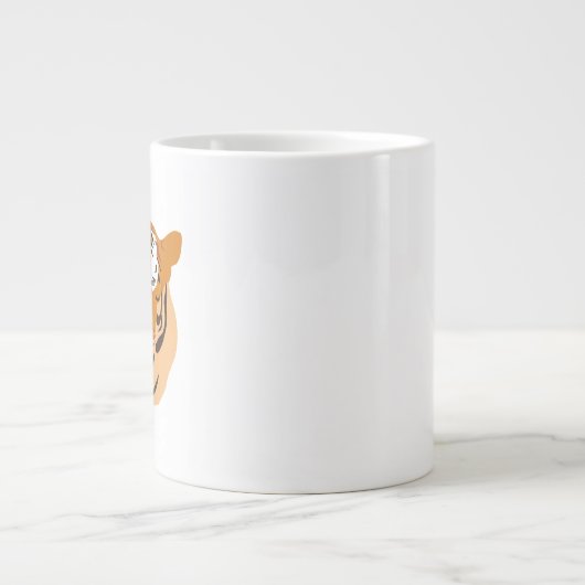 Tiger Head Extra Grote Beker (Voorkant)