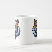 Tiger Head Mok – Wild Animal Coffee Cup (Center)