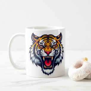 Tiger Head Mug - Wild Animal Coffee Cup