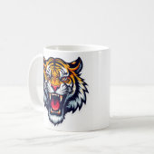 Tiger Head Mug - Wild Animal Coffee Cup (Devant gauche)