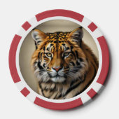 Tiger Head Poker Chips (Achterkant)