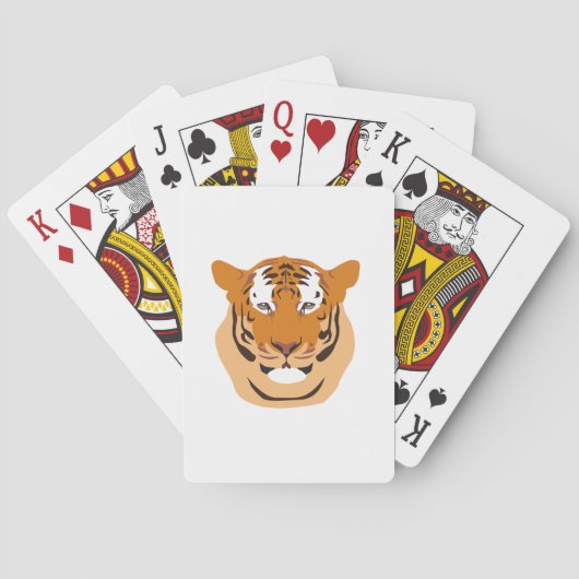 Tiger Head Pokerkaarten (Achterkant)