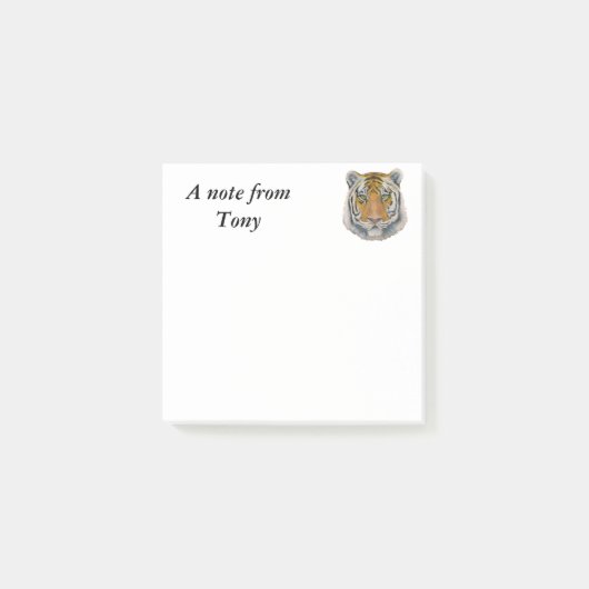 Tiger Head Post-it® Notes (Voorkant)