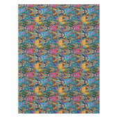 Tiger Head Rainbow colors paint stains Tafelkleed (Voorkant)