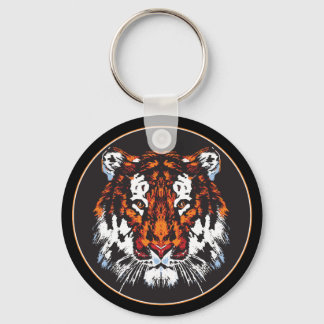 Tiger Head Sleutelhanger